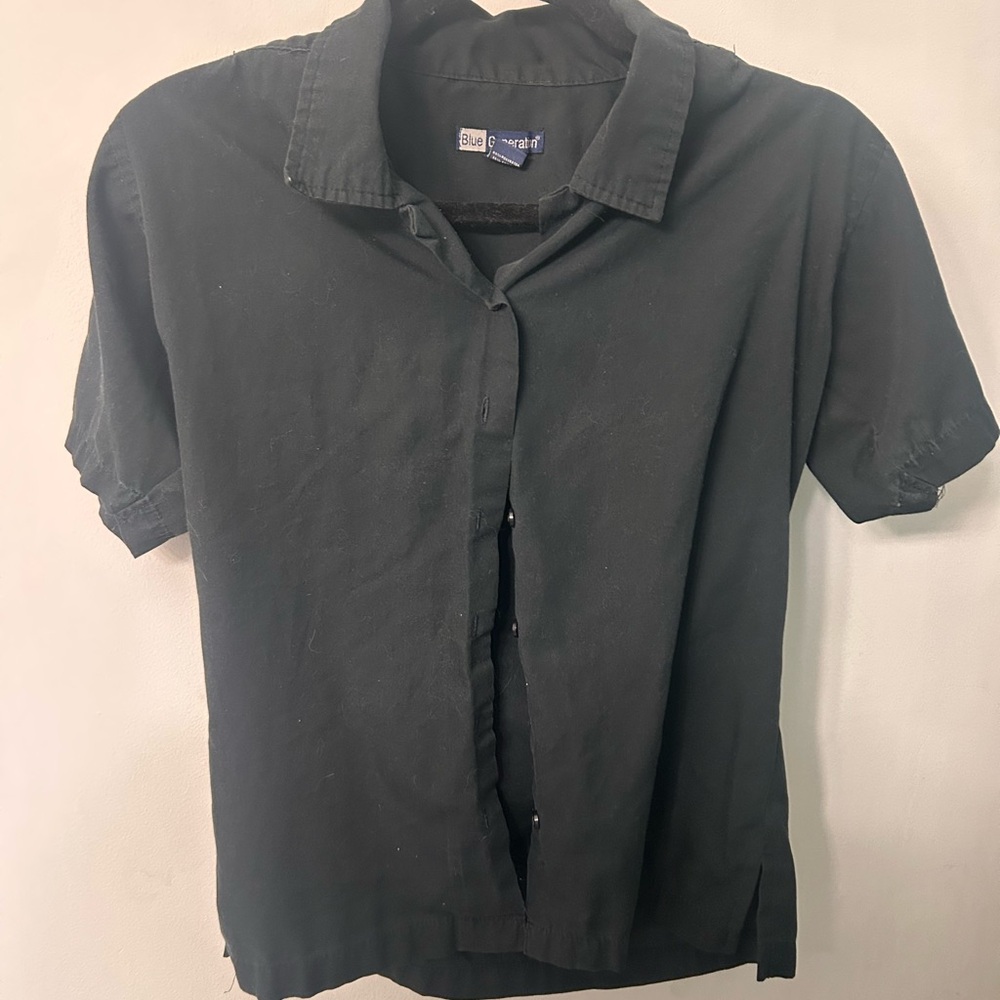 Hard Rock Cafe Black Button Down Shirt